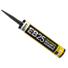 Everbuild Sika EB25 Hybrid Sealant Adhesive Black 300ml EVBEB25BK