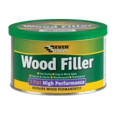 Everbuild Sika 2-Part High-Performance Wood Filler Mahogany 500g EVBHPWFMH500