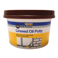 Everbuild Sika 101 Multi-Purpose Linseed Oil Putty Brown 500g EVBMPPB05