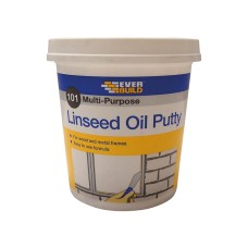 Everbuild Sika 101 Multi-Purpose Linseed Oil Putty Natural 1kg EVBMPPN1KG