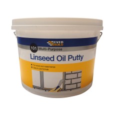 Everbuild Sika 101 Multi-Purpose Linseed Oil Putty Natural 5kg EVBMPPN5KG