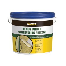 Everbuild Sika Ready Mixed Wallcovering Adhesive 4.5kg EVBWALLRD4