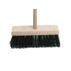 Faithfull Broom PVC 325mm (13in) Head complete with Handle FAIBRPVC13H