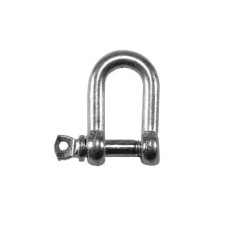 Faithfull D-Shackle Zinc Plated 6mm (Pack 4) FAICHDS60