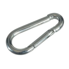 Faithfull Fire Brigade Snap Hook 4mm Zinc Plated (Pack 4) FAICHFBS40