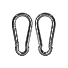 Faithfull Fire Brigade Snap Hook 8mm Zinc Plated (Pack 2) FAICHFBS80