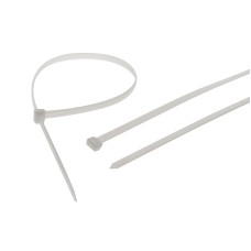 Faithfull Heavy-Duty Cable Ties White 9.0 x 1200mm (Pack 10) FAICT1200WHD