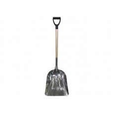 Faithfull Aluminium Grain Shovel Wood Handle FAIGRAIN