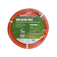 Faithfull Prestige Heavy-Duty Garden Hose 50m 12.5mm (1/2in) Diameter FAIHOSE50PRE