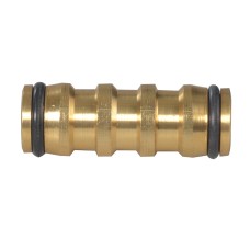 Faithfull Brass 2-Way Hose Coupling 12.5mm (1/2in) FAIHOSEJOIN