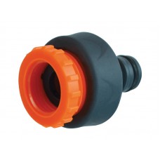 Faithfull Plastic Tap Hose Connector 1/2 & 3/4in FAIHOSEPLTC