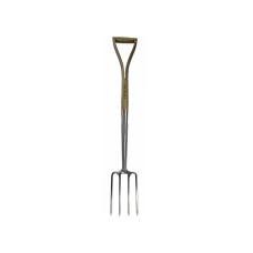 Faithfull Prestige Stainless Steel Border Fork Ash Handle FAIPRESBFSS