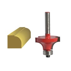 Faithfull Router Bit TCT Rounding Over 15.8mm x 9.5mm 1/4in Shank FAIRB41