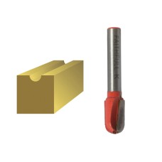 Faithfull Router Bit TCT Radius 5.0 x 18mm 1/4in Shank FAIRB62