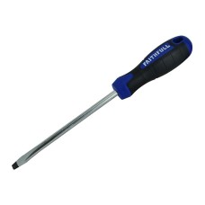 Faithfull Soft Grip Screwdriver Flared Slotted Tip 6.5 x 125mm FAISDF125