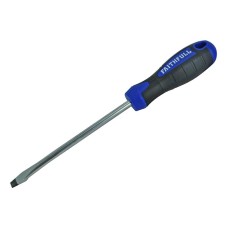 Faithfull Soft Grip Screwdriver Flared Slotted Tip 10.0 x 200mm FAISDF200