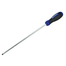 Faithfull Soft Grip Screwdriver Flared Slotted Tip 10.0 x 250mm FAISDF250