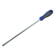 Faithfull Soft Grip Screwdriver Flared Slotted Tip 10.0 x 300mm FAISDF300