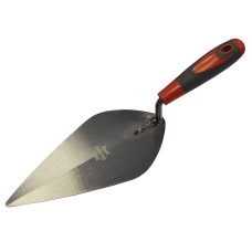 Faithfull London Pattern Brick Trowel Soft Grip Handle 10in FAISGTB10L