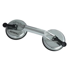 Faithfull Double Pad Aluminium Pro Suction Lifter FAISUCPAD2P