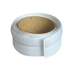 Faithfull Hook & Loop Self-Adhesive Tape 20mm x 1m White FAITAPEHLW