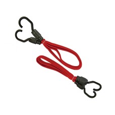 Faithfull Flat Bungee Cord 76cm (30in) Red 2 Piece FAITDBUNG30