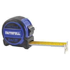 Faithfull Pro Tape Measure 8m/26ft (Width 32mm) FAITM832MI