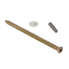 ForgeFix Concrete Frame Screw TORX® Compatible High-Low Thread ZYP 7.5 x 42mm Bag 10 FORCFS42G