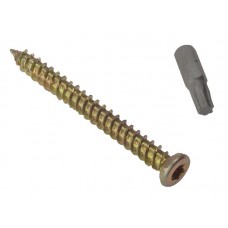 ForgeFix Concrete Frame Screw TORX® Compatible High-Low Thread ZYP 7.5 x 72mm Box 100 FORCFS72