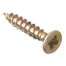 ForgeFix Multi-Purpose Pozi Compatible Screw CSK ST ZYP 3.5 x 20mm Box 200 FORMPS3520Y