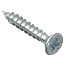 ForgeFix Multi-Purpose Pozi Compatible Screw CSK ST ZP 4 x 25mm Box 200 FORMPS425ZP