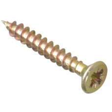 ForgeFix Multi-Purpose Pozi Compatible Screw CSK ST ZYP 4.0 x 30mm Box 200 FORMPS430Y