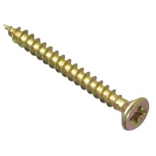 ForgeFix Multi-Purpose Pozi Compatible Screw CSK ST ZYP 4.0 x 40mm Box 200 FORMPS440Y