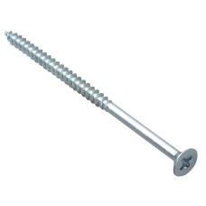 ForgeFix Multi-Purpose Pozi Compatible Screw CSK ST ZP 5 x 90mm Box 100 FORMPS590ZP