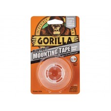 Gorilla Glue Gorilla Heavy-Duty Mounting Tape 25.4mm x 1.52m Crystal Clear GRGGTHDDSMT