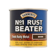 Hammerite No.1 Rust Beater Paint Dark Brown 250ml HMMNO1DB250