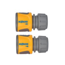 Hozelock 2070 Soft Touch Hose End Connector  (Pack 2) HOZ20706025