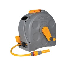 Hozelock 2415 25m 2-in-1 Compact Hose Reel + 25m of Starter Hose HOZ2415