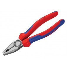 Knipex Combination Pliers Multi-Component Grip 180mm KPX0302180