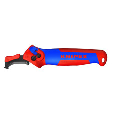 Knipex 16 50 145 SB Stripping Knife with Guide Shoe and Ratchet Function KPX1650145SB