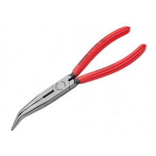 Knipex Bent Snipe Nose Side Cutting Pliers PVC Grip 200mm (8in) KPX2621200