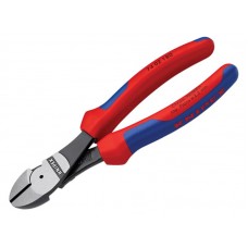 Knipex High Leverage Diagonal Cutters Multi-Component Grip 180mm KPX7402180