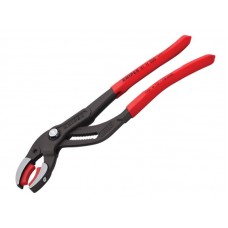 Knipex Plastic Pipe Grip Pliers Plastic Jaws Black 250mm KPX8111250