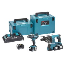 Makita DLX2137PTJ LXT Twin Pack 18V 4 x 5.0Ah Li-ion MAKDLX2137PT