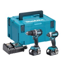 Makita DLX2180TJ Brushless Twin Pack 18V  2 x 5.0Ah Li-ion MAKDLX2180TJ