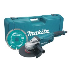 Makita GA9020KD 230mm Angle Grinder with Case & Diamond Wheel 2000W 110V MAKGA9020KDL