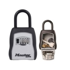 Master Lock 5400E Portable Shackled Combination Key Lock Box (Up To 3 Keys) MLK5400E