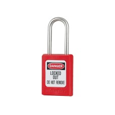 Master Lock Lockout Padlock â€“ 35mm Body & 4.76mm Stainless Steel Shackle MLKS31RED