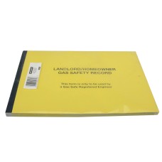 Monument 532P Gas Safe® Landlords Gas Safety Record Pad of 50 MON532