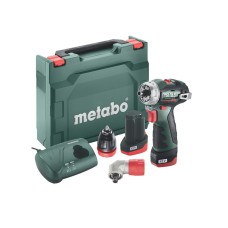 Metabo PowerMaxx BS BL Q Brushless Drill/Screwdriver 12V 2 x 2.0Ah Li-ion MPTPMBS12QC